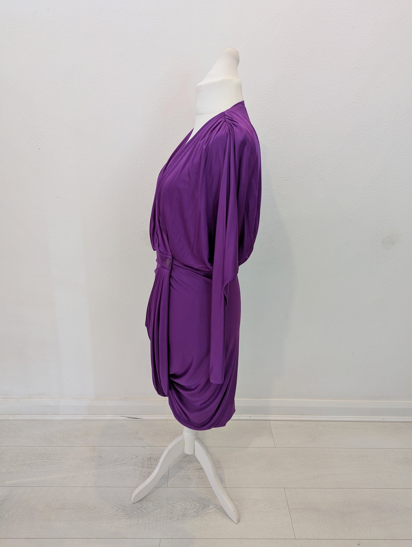 Mary Portas Purple Wrap Dress NWT RRP £220 14