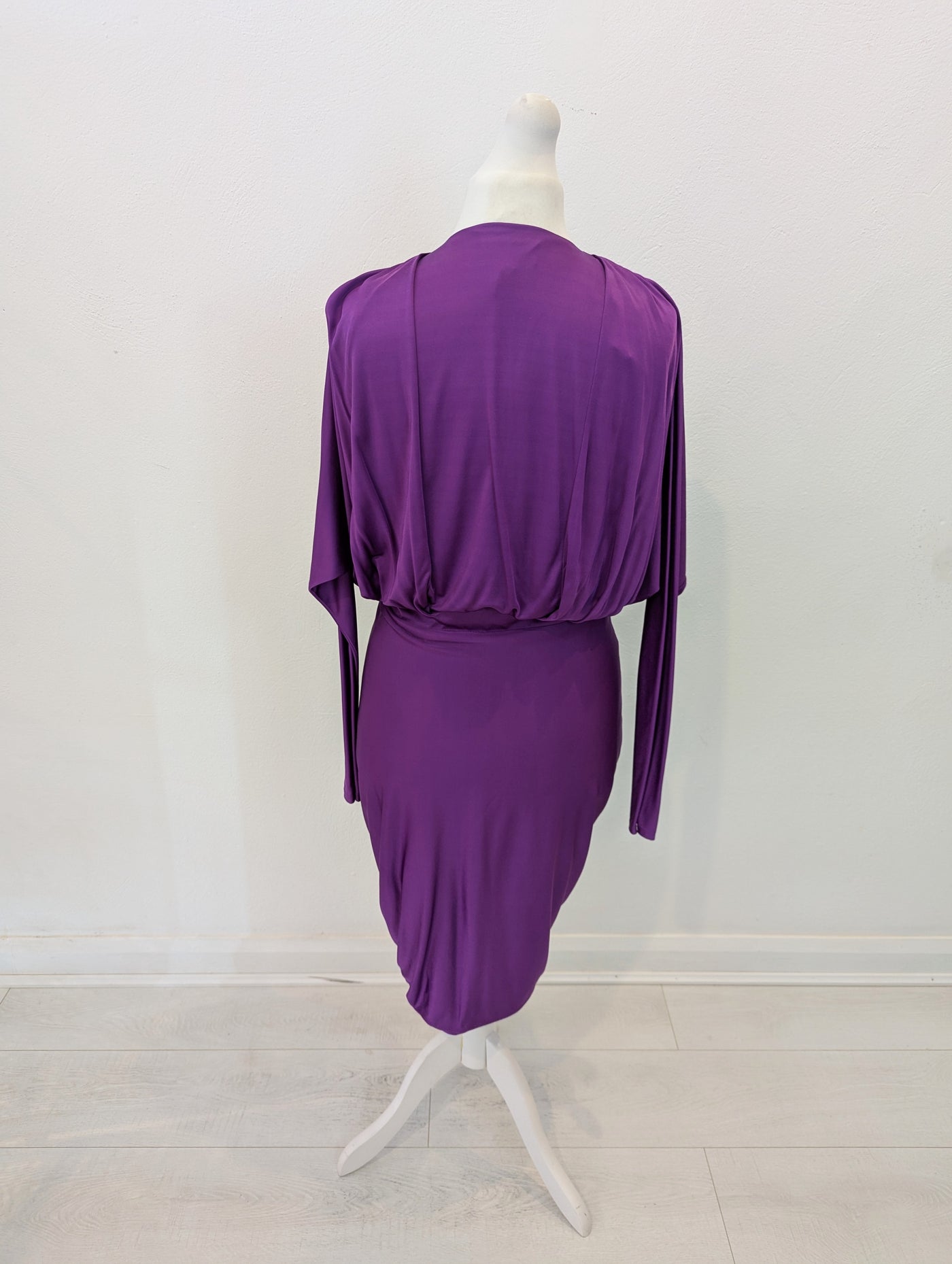 Mary Portas Purple Wrap Dress NWT RRP £220 14