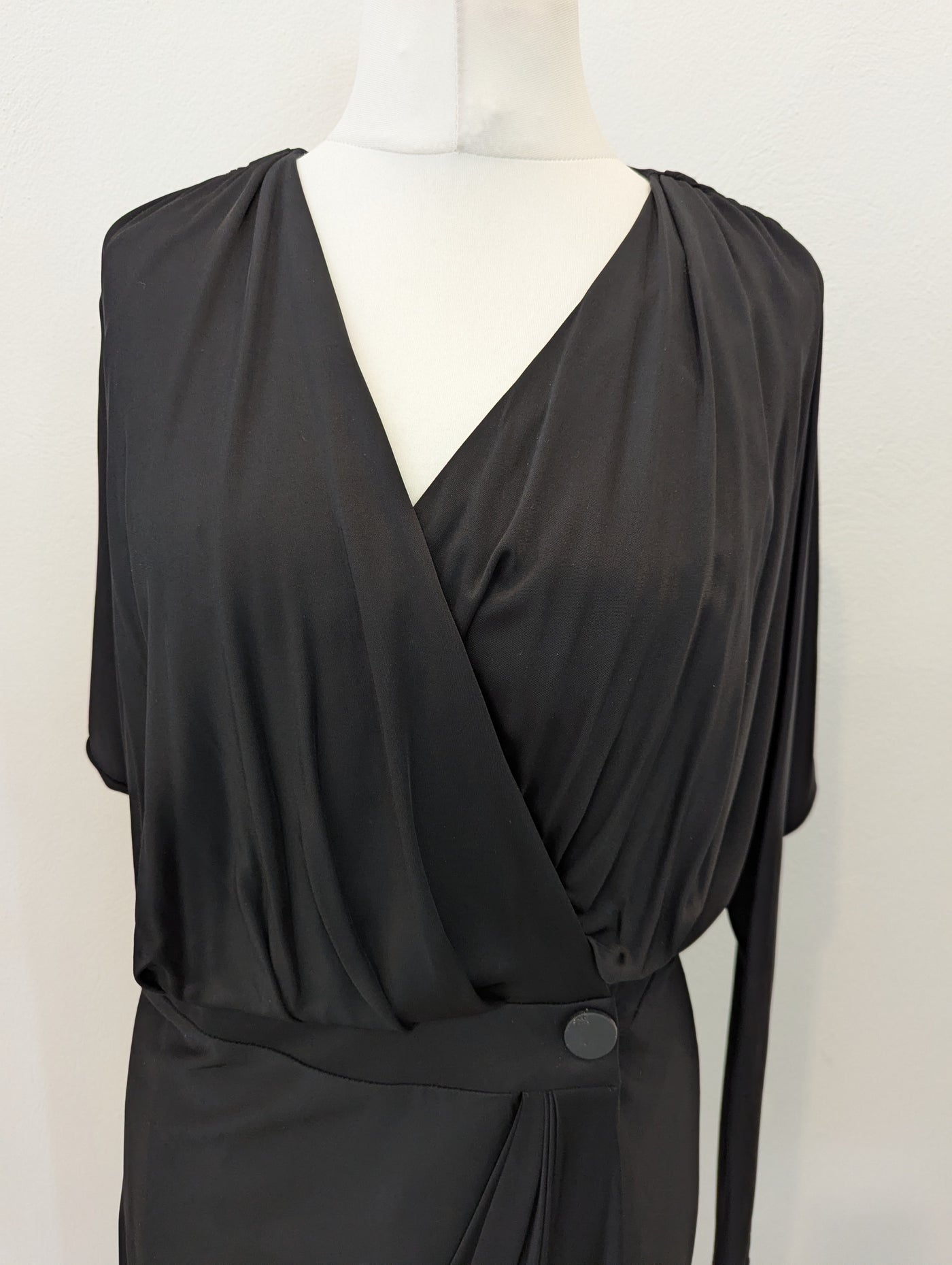 Mary Portas Black Wrap Dres NWT RRP £220 14