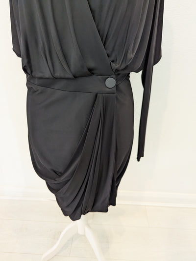 Mary Portas Black Wrap Dres NWT RRP £220 14
