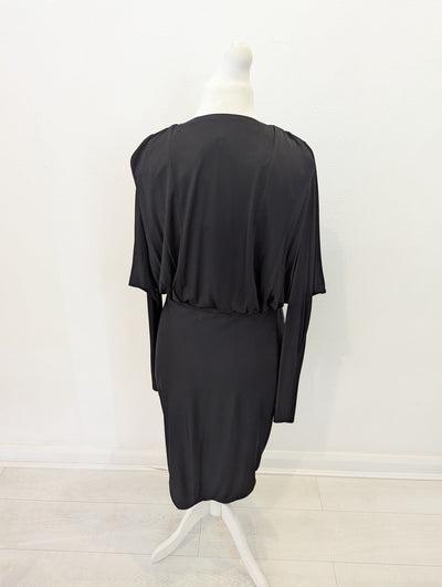 Mary Portas Black Wrap Dres NWT RRP £220 14