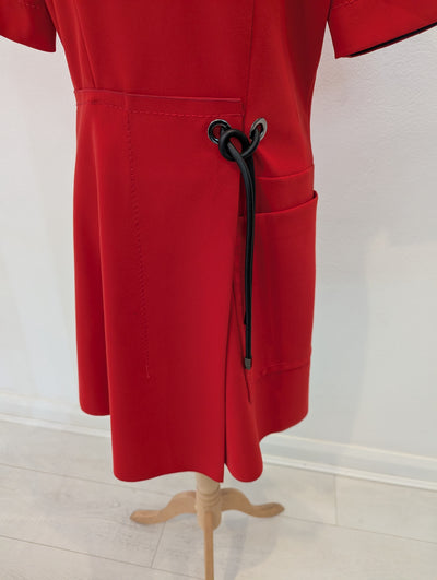 SportMAX Red Shift Dress 12