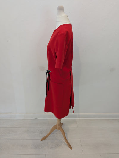 SportMAX Red Shift Dress 12