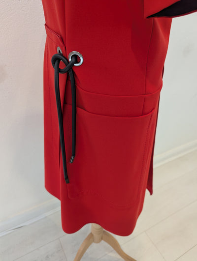 SportMAX Red Shift Dress 12