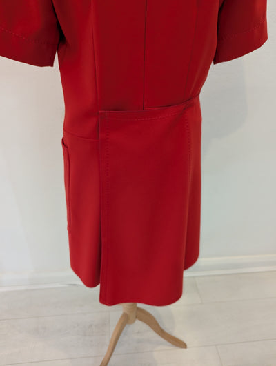 SportMAX Red Shift Dress 12