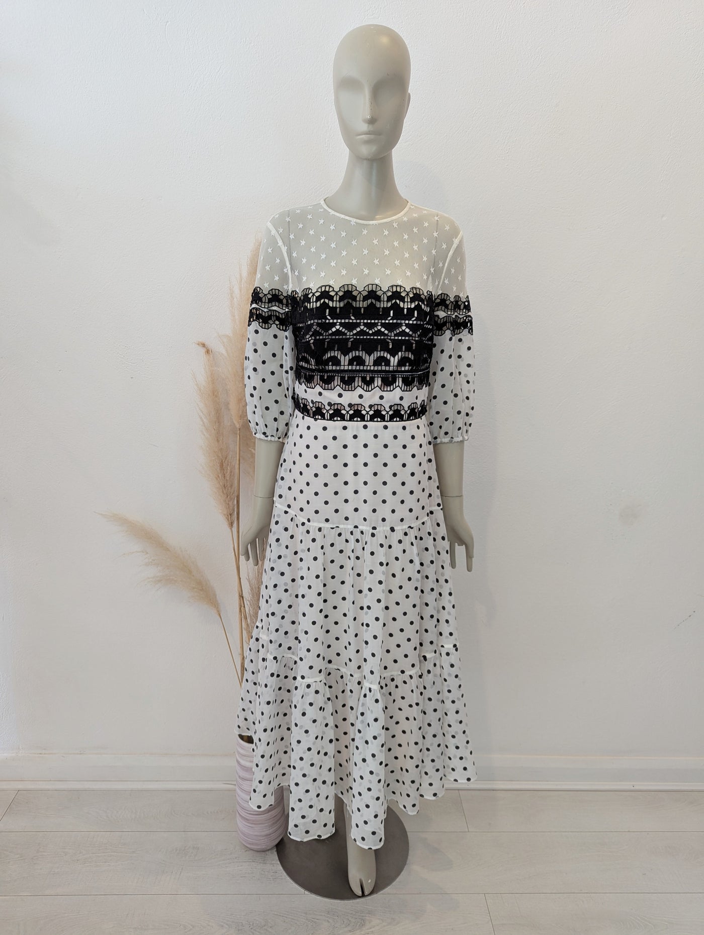 Temperley London Polka Dot Print Dress 14 RRP £850