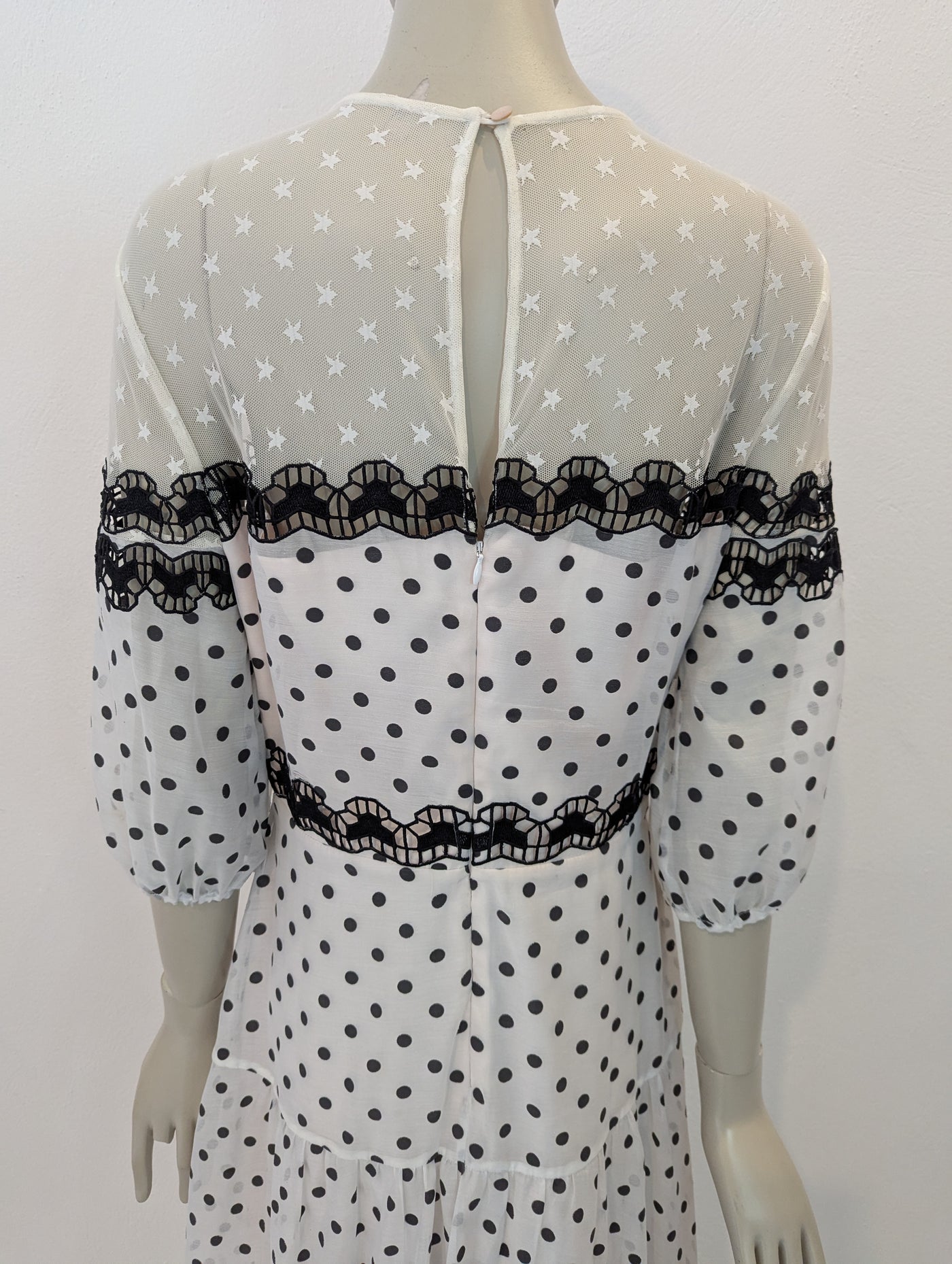 Temperley London Polka Dot Print Dress 14 RRP £850