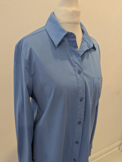 MaxMara Leisure blue cotton shirt S