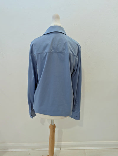 MaxMara Leisure blue cotton shirt S