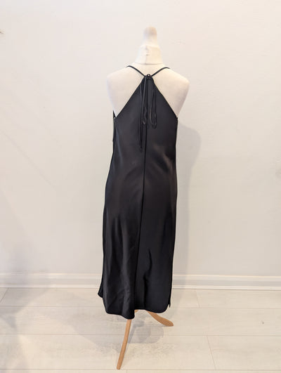 Boss satin dress with chain straps 6