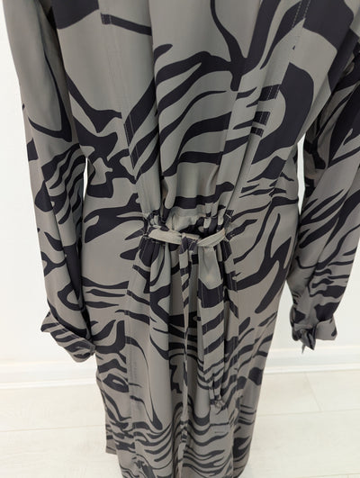 Second Female Khaki & Black Maxi Dress XL