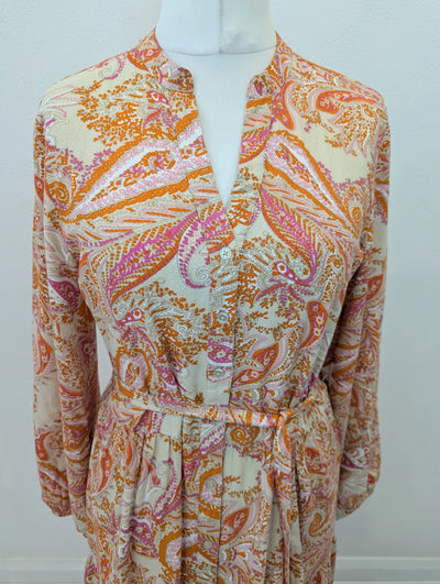 Rino & Pelle orange maxi dress 10 NWT RRP £80