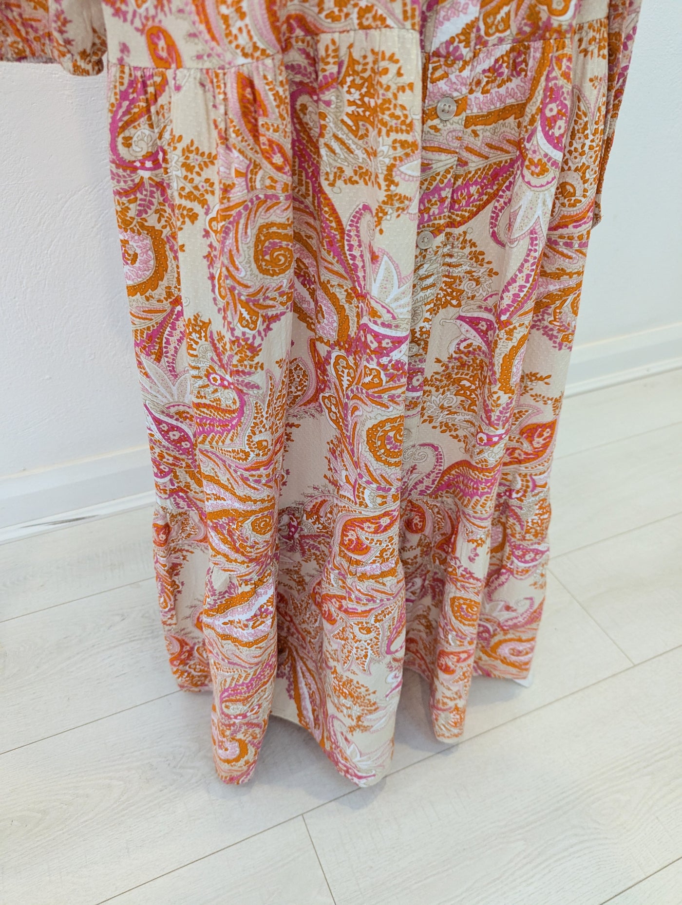 Rino & Pelle orange maxi dress 10 NWT RRP £80