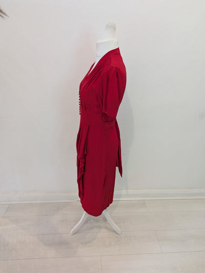 The Seamstress Of Bloomsbury red dress 12