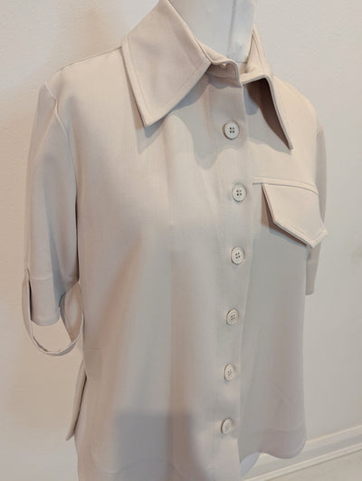 The Line Project Cream Overshirt M