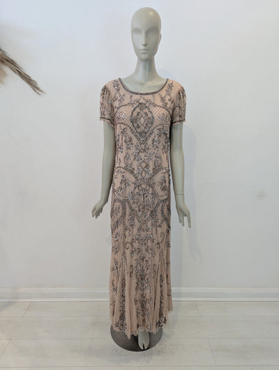 Amelia Rose Blush Embellished maxi 16