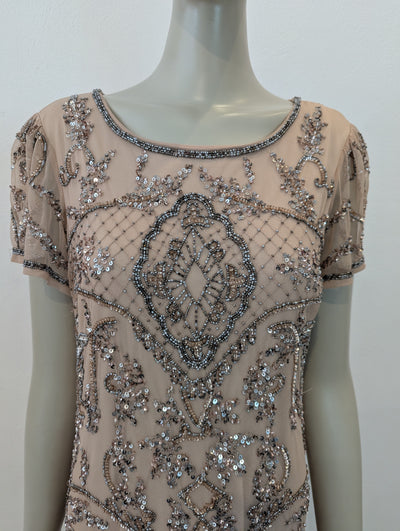 Amelia Rose Blush Embellished maxi 16