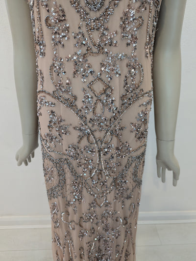 Amelia Rose Blush Embellished maxi 16