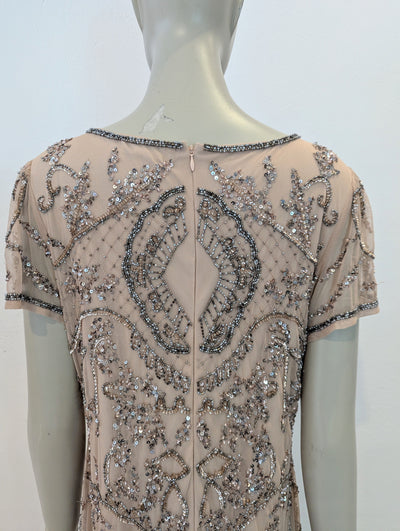 Amelia Rose Blush Embellished maxi 16