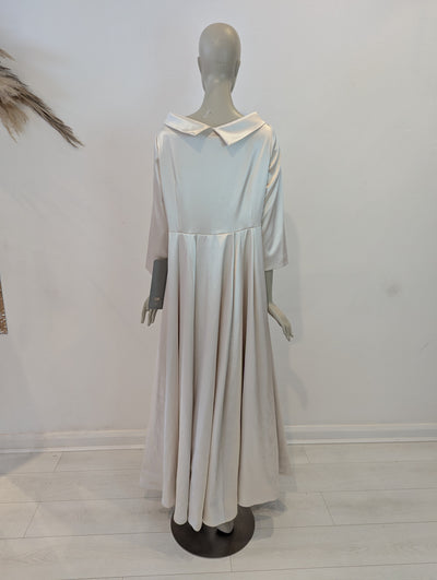 Asos Bridal Cream Satin Suit 18 NWT