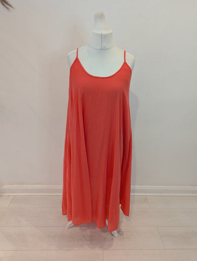Cotton Coral two piece M/L