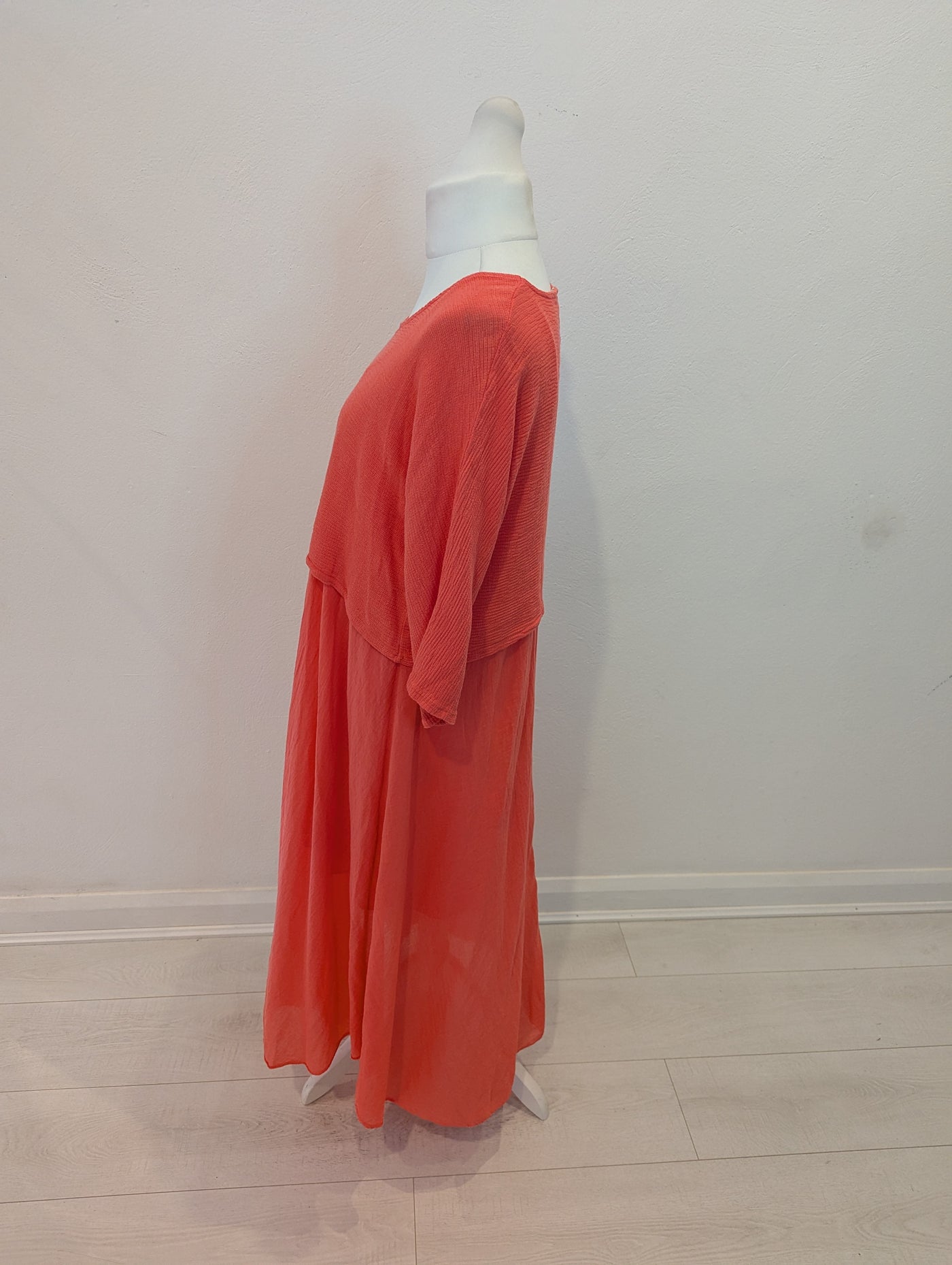 Cotton Coral two piece M/L