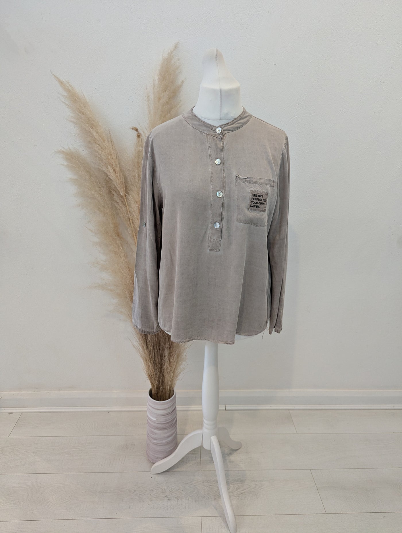 Marta Taupe Shirt S/M