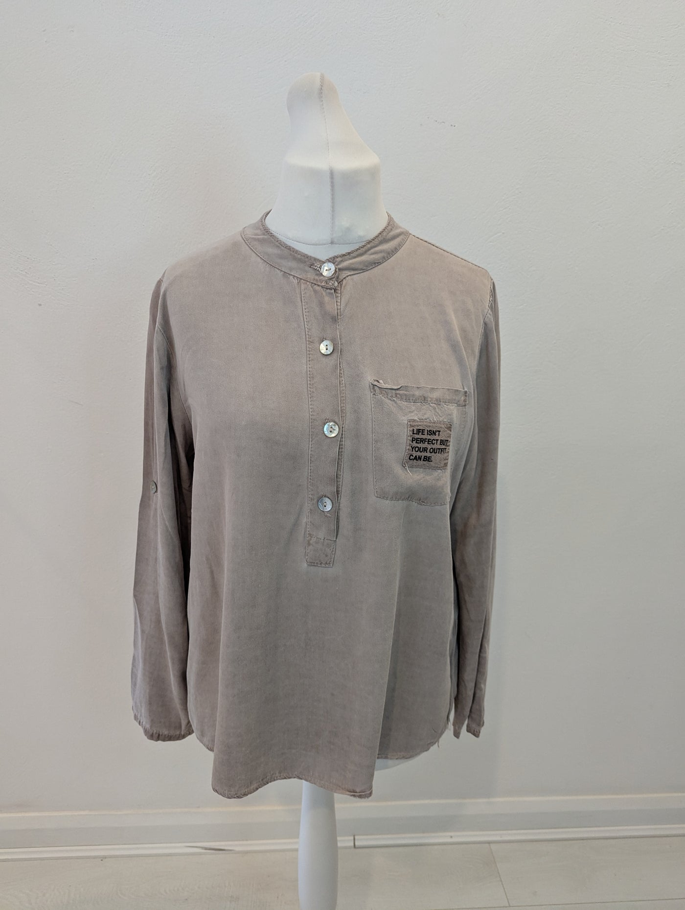 Marta Taupe Shirt S/M