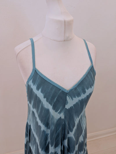 Blue Tie Dress Beach Dress one size