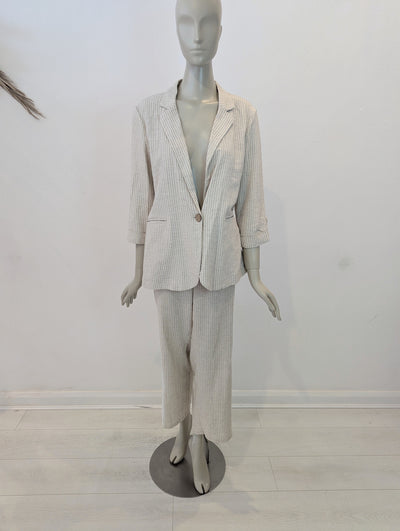Yest linen mix suit 12
