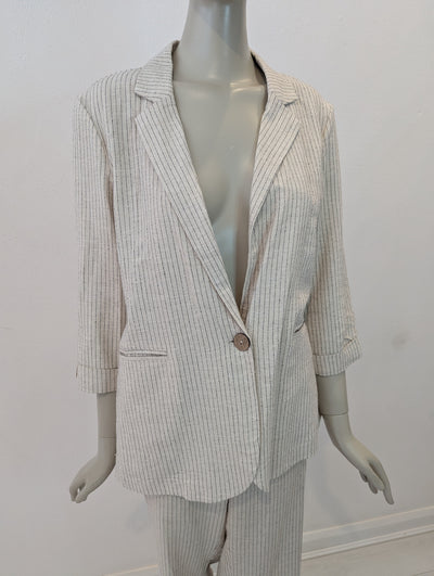 Yest linen mix suit 12