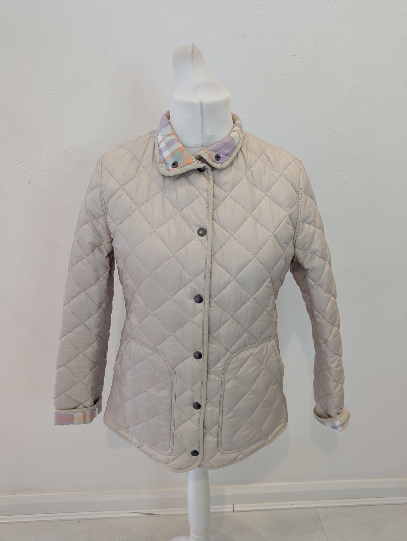 Gant Cream Quilted Jacket L