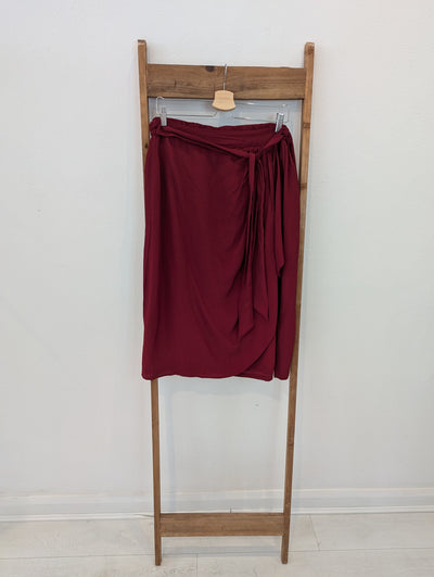 The Seamstress of Bloomsbury Burgundy Skirt 12