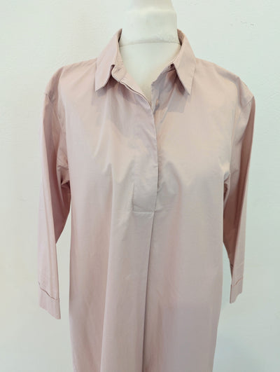 Carolyn Donnelly Pink Shirt Dress 8