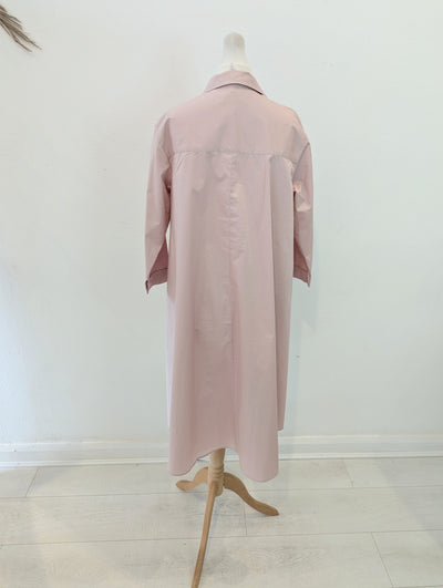 Carolyn Donnelly Pink Shirt Dress 8