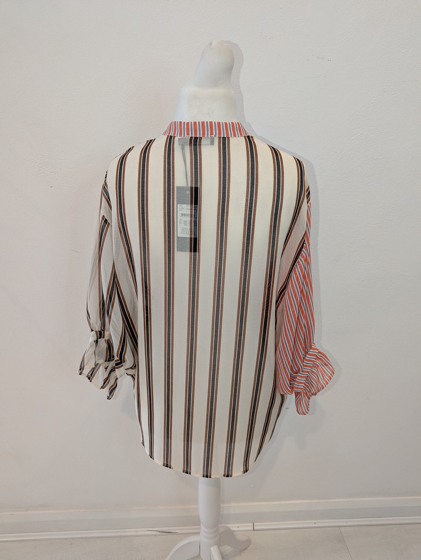 Soaked Stripe top M RRP £59.99