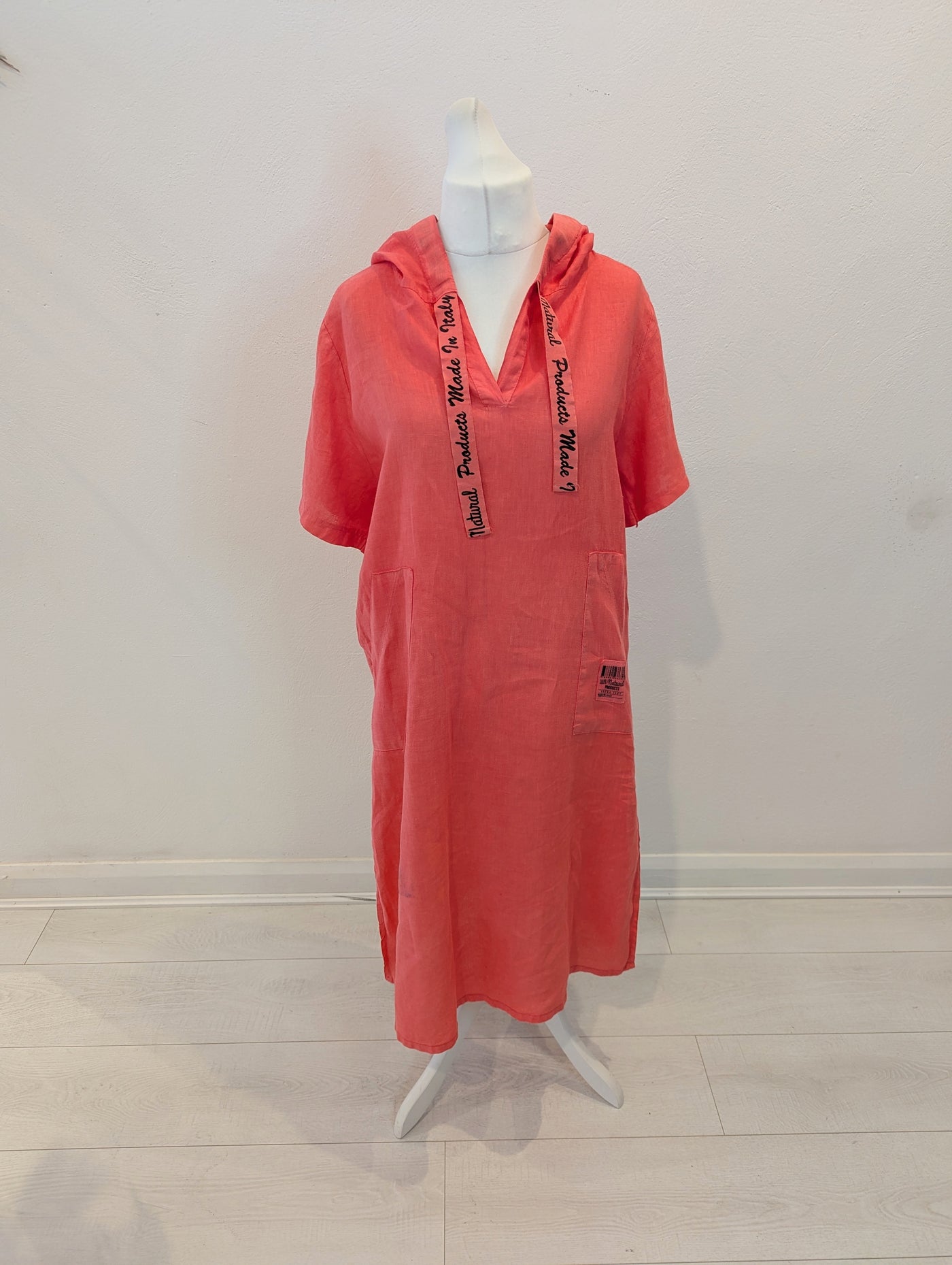 Choklate Coral Hooded Dress M