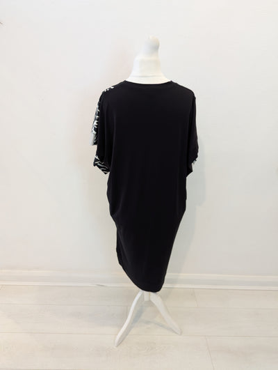 Seva Black Stripe/Animal Kaftan XL