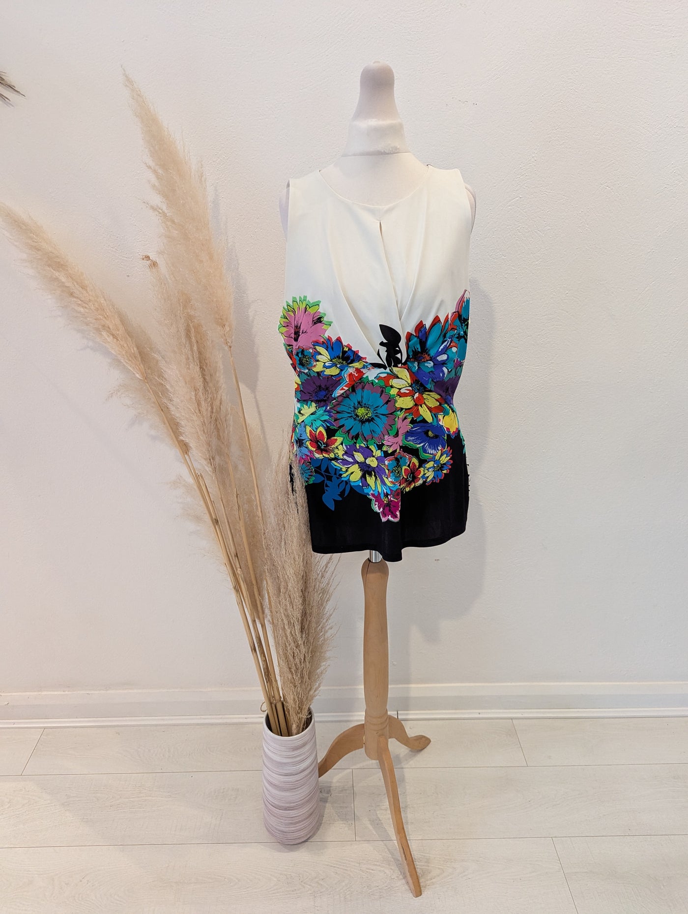 Roberto Cavalli Floral Top 12/14