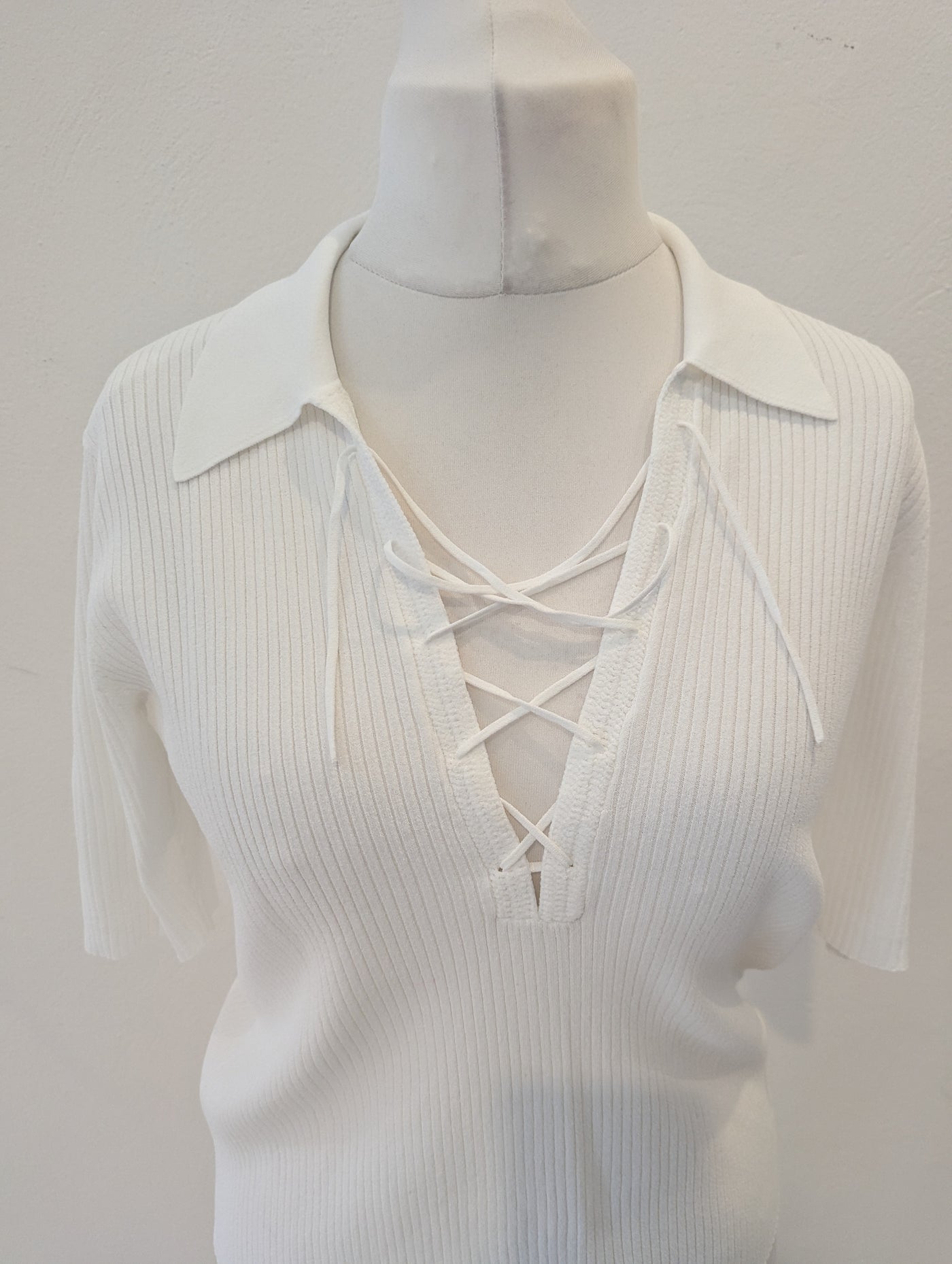 Frame White Lace top L