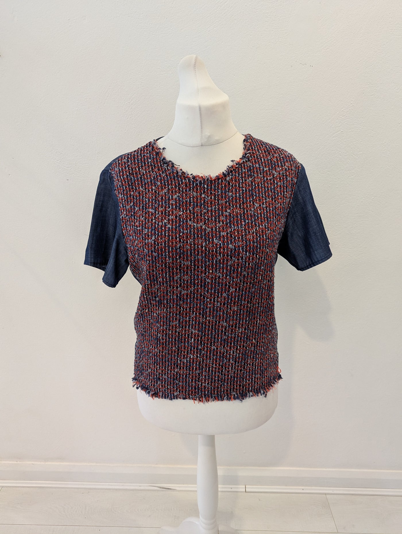 Jigsaw Denim & Knit top 14