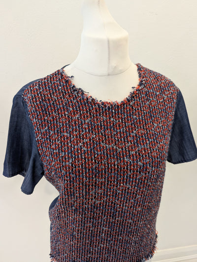Jigsaw Denim & Knit top 14