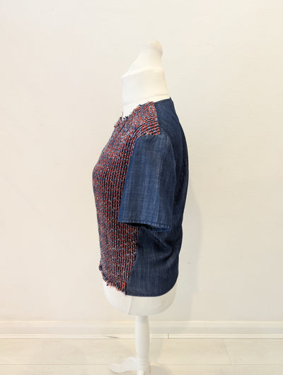 Jigsaw Denim & Knit top 14
