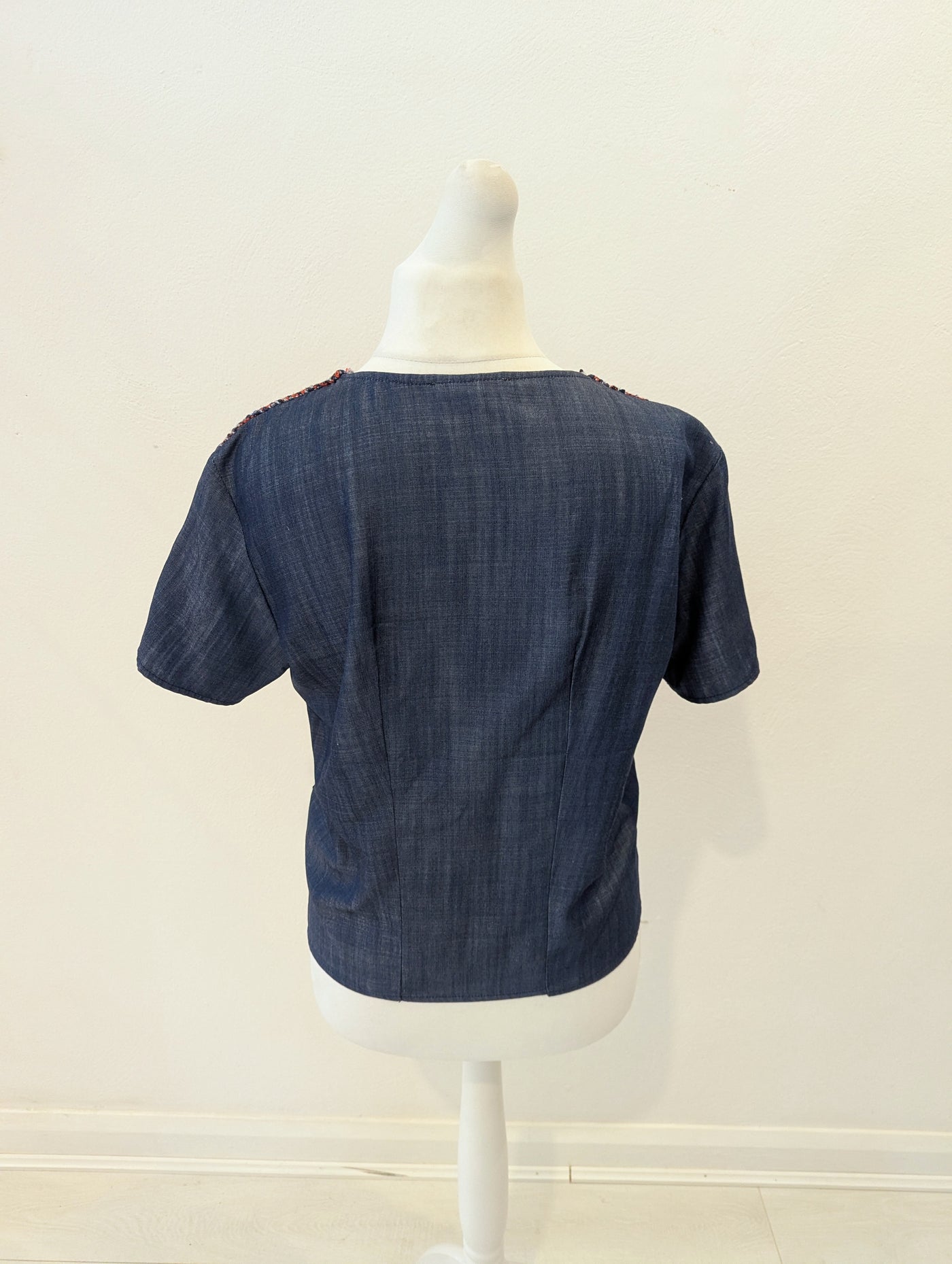 Jigsaw Denim & Knit top 14