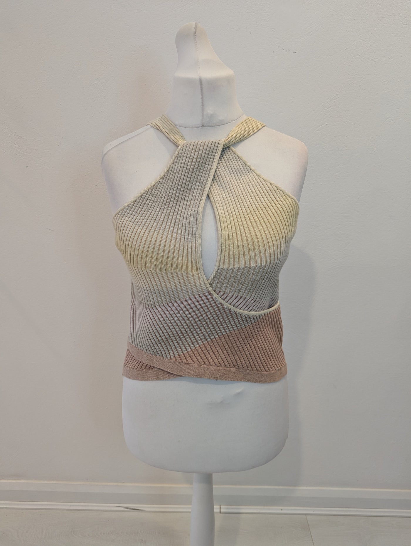Jonathan Simkhai Knitted wrap top L