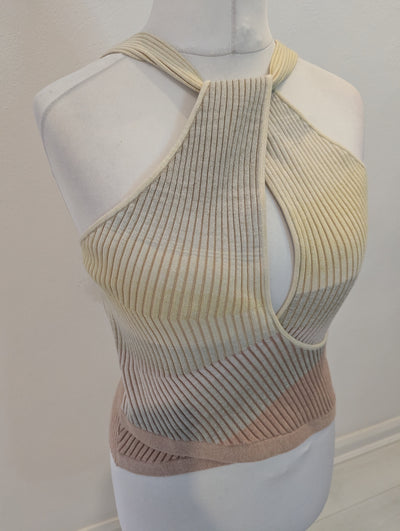Jonathan Simkhai Knitted wrap top L
