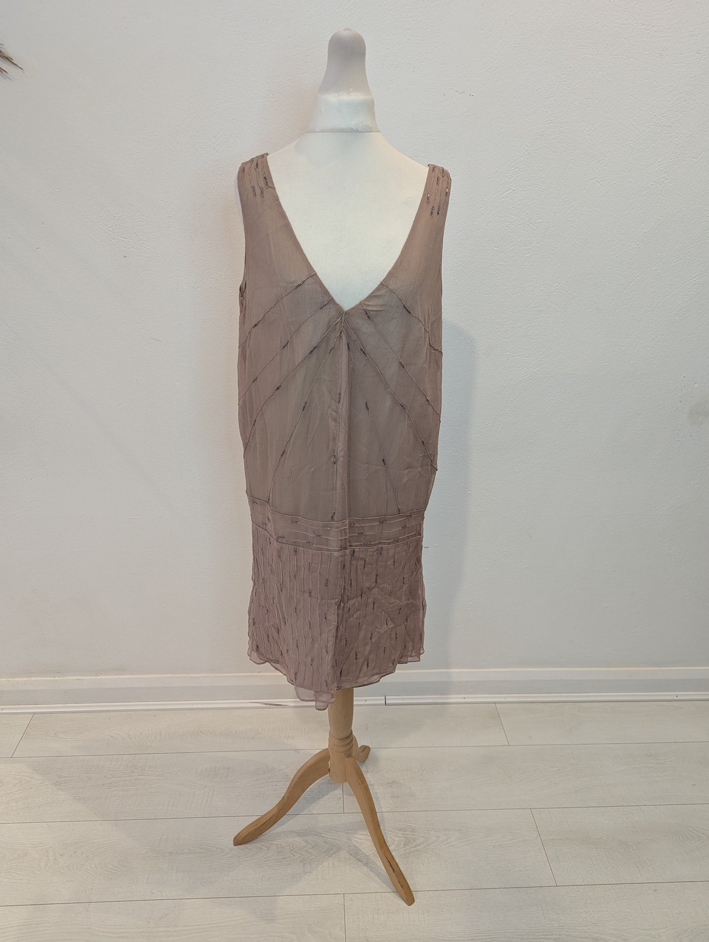Hoss Intropia Blush Silk Dress 10