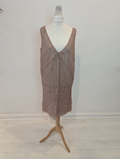 Hoss Intropia Blush Silk Dress 10