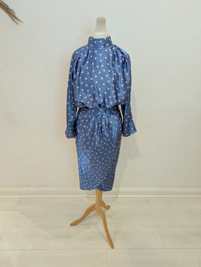 Blue Funky Dress – 1980s
