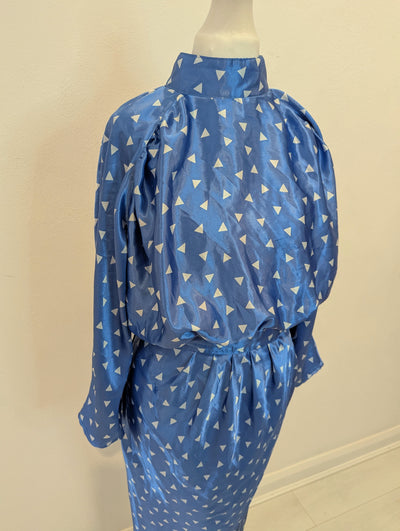 Blue Funky Dress – 1980s